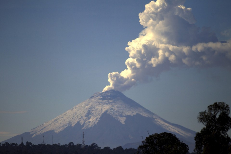 The Cotopaxi Volcano, one of the world's highest active volcanoes in Ecuador (Guillermo Granja / Reuters)